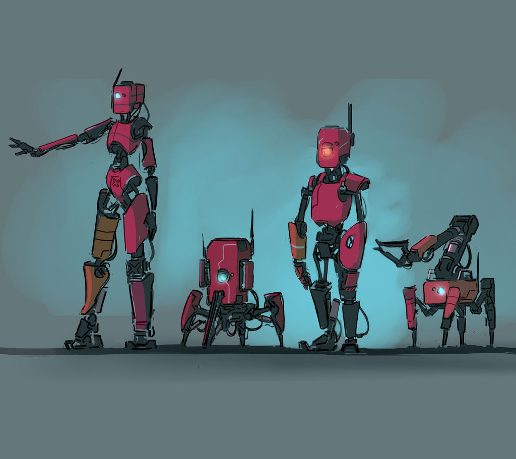 robot sketch by nradiowave on DeviantArt
