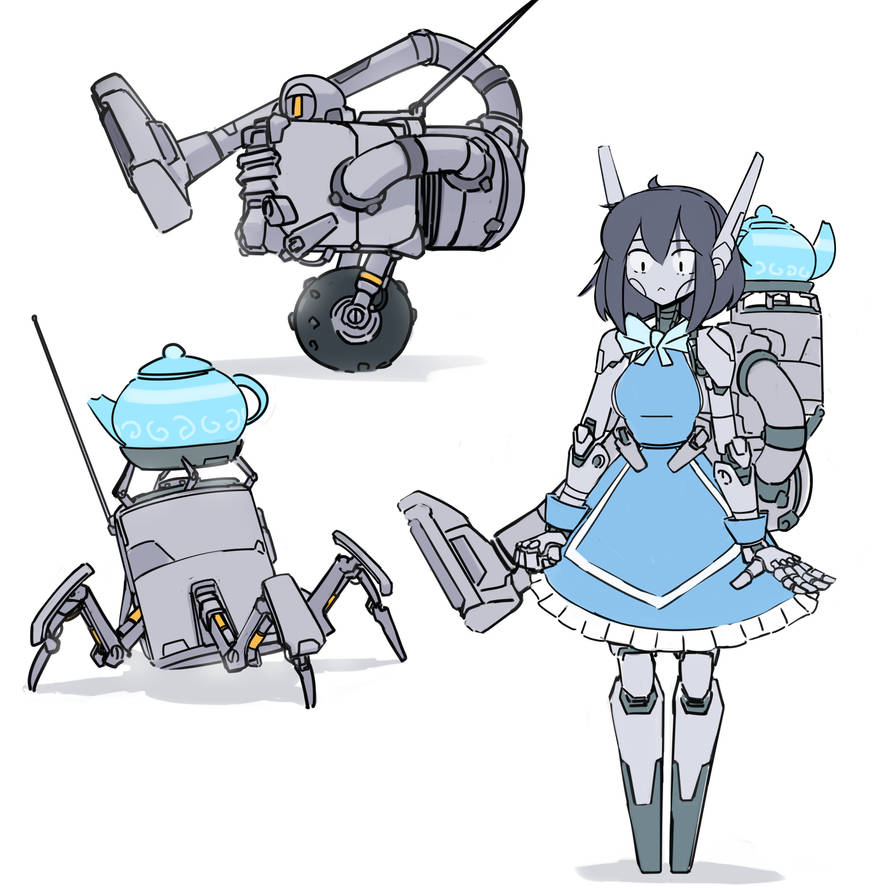 Robot maid. NOTAROBOT (nradiowave). Робо горничная.