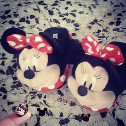 Miniature Minnie mouse primark slippers