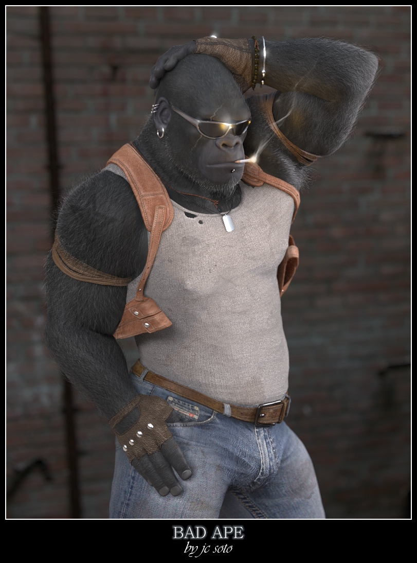 Bad Ape by HellboySoto