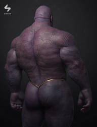Thanos Portrait Back