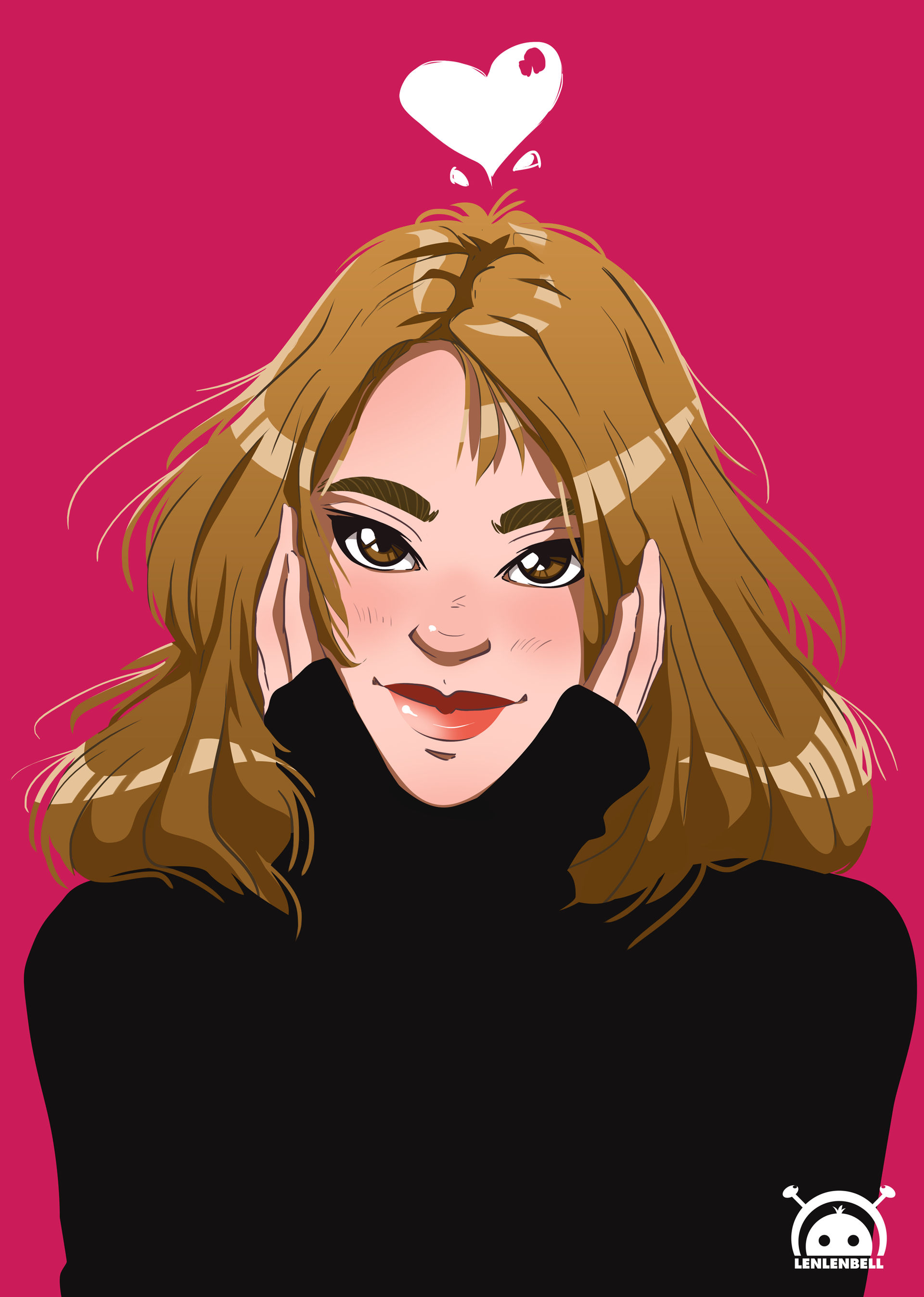 Heart-Portrait by LenLenArts on DeviantArt