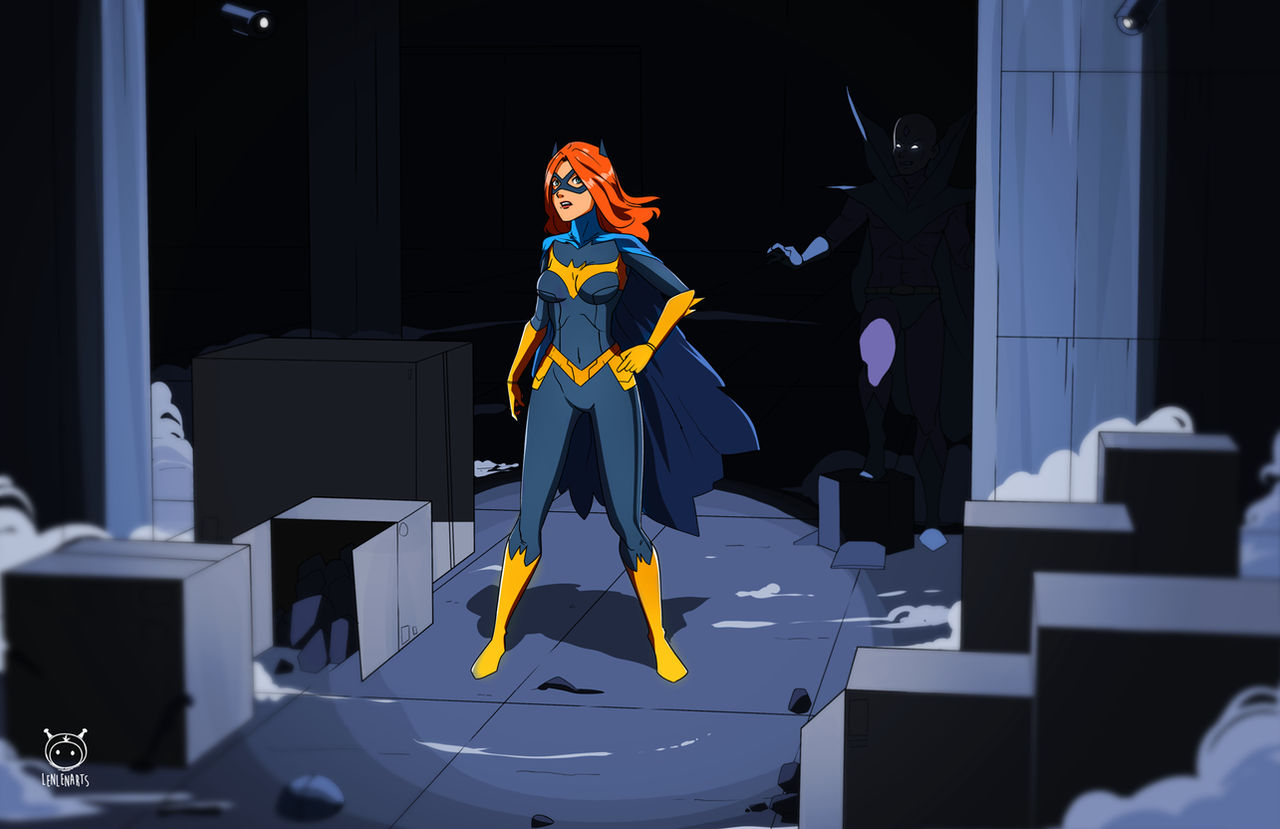 Batgirl in Trouble / Commission by LenLenArts on DeviantArt