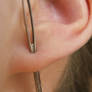 sewing needle in my ear