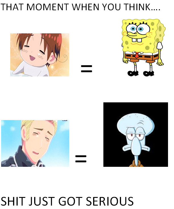 Hetalia And Spongebob