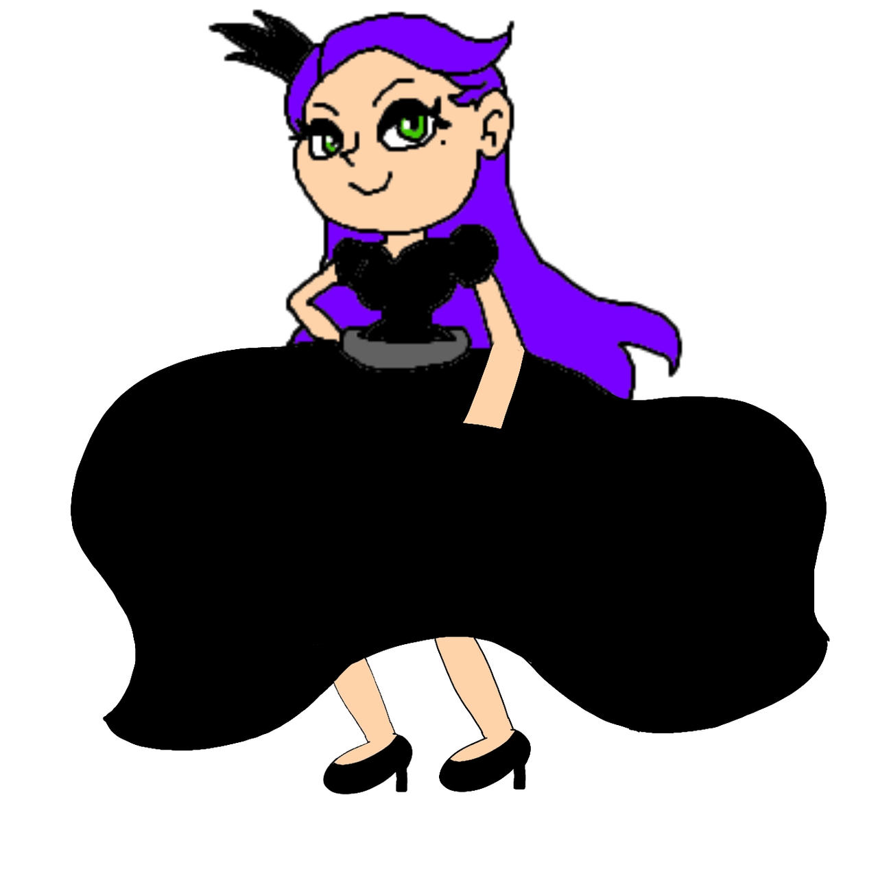Princess Malice's poofy dress in the wind by AX2705 on DeviantArt