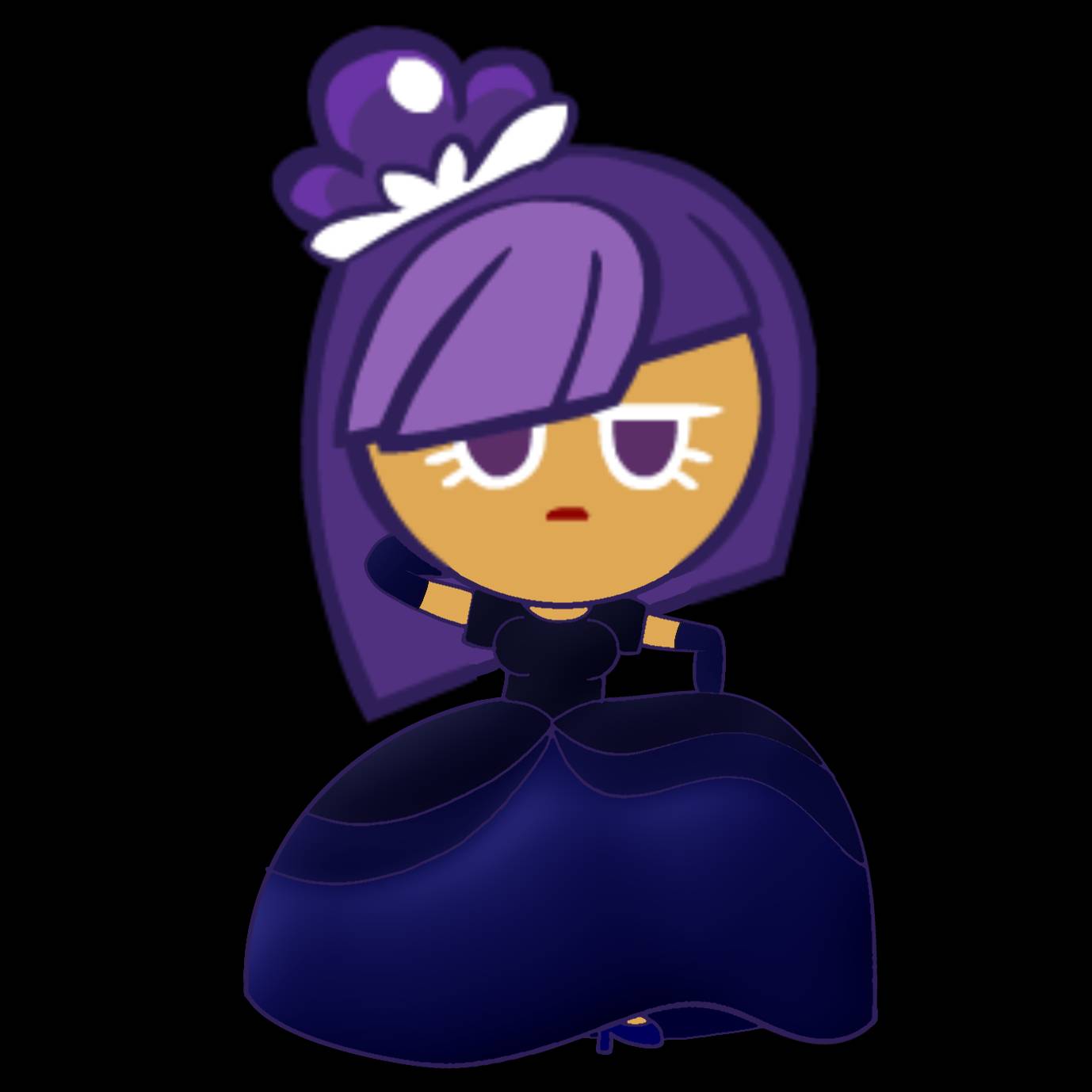 Blackberry Cookie in her blue poofy dress by AX2705 on DeviantArt