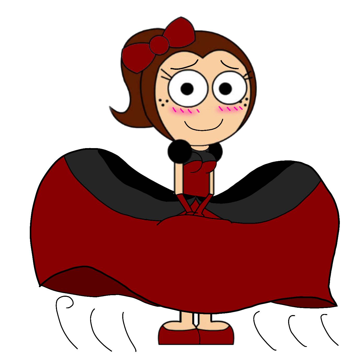 Linda's Prom Dress in the Wind by AX2705 on DeviantArt