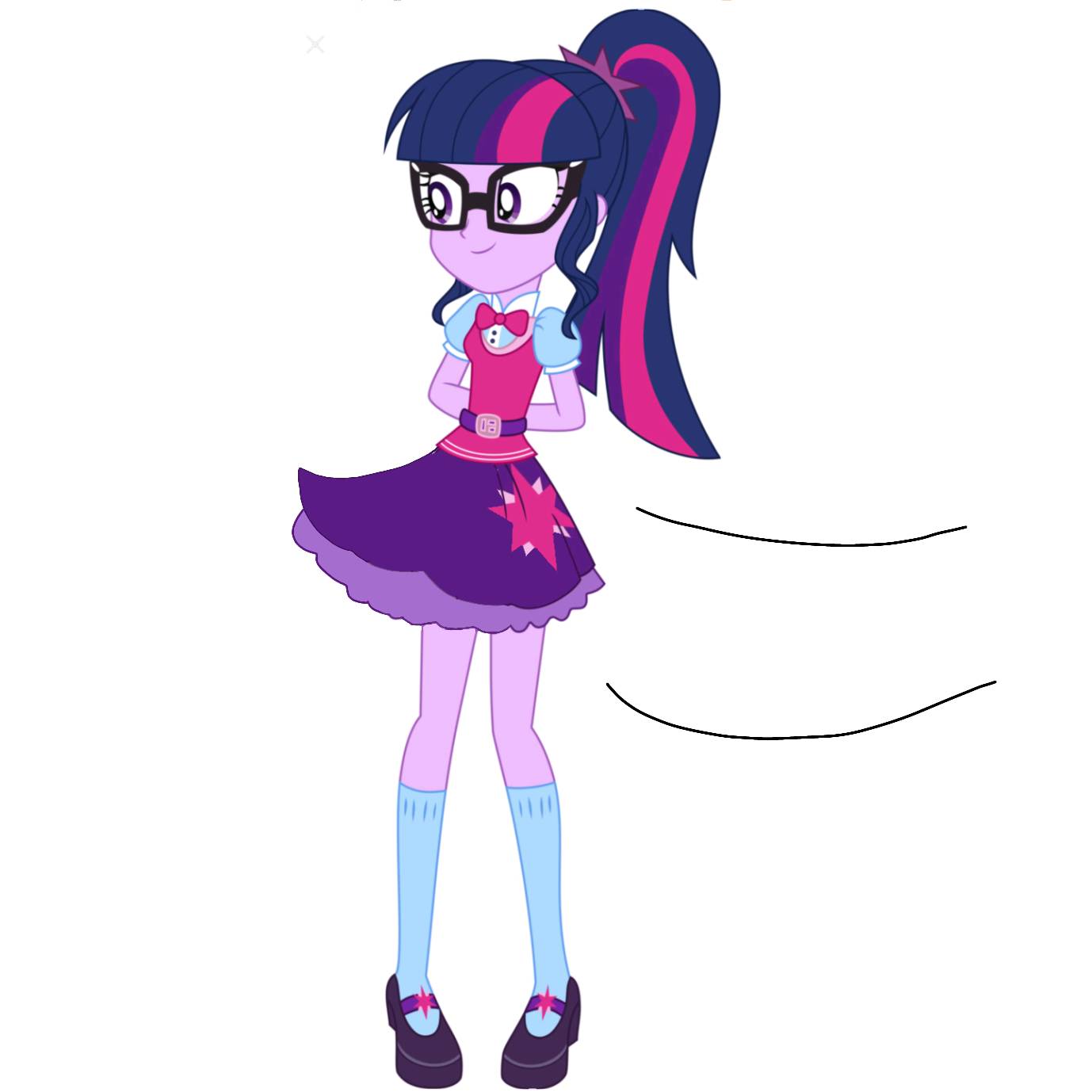Twilight Sparkle's Skirt in the Wind by AX2705 on DeviantArt