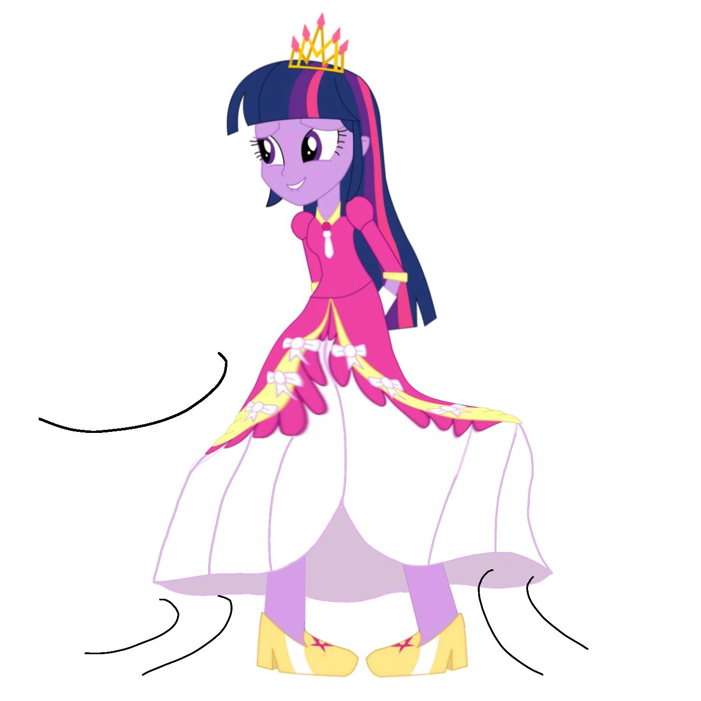 Twilight Sparkle's Princess Dress in the Wind by AX2705 on DeviantArt