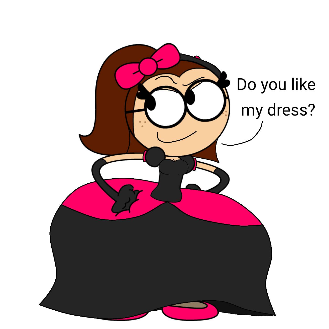 Lizzie in her Prom Dress V2 by AX2705 on DeviantArt