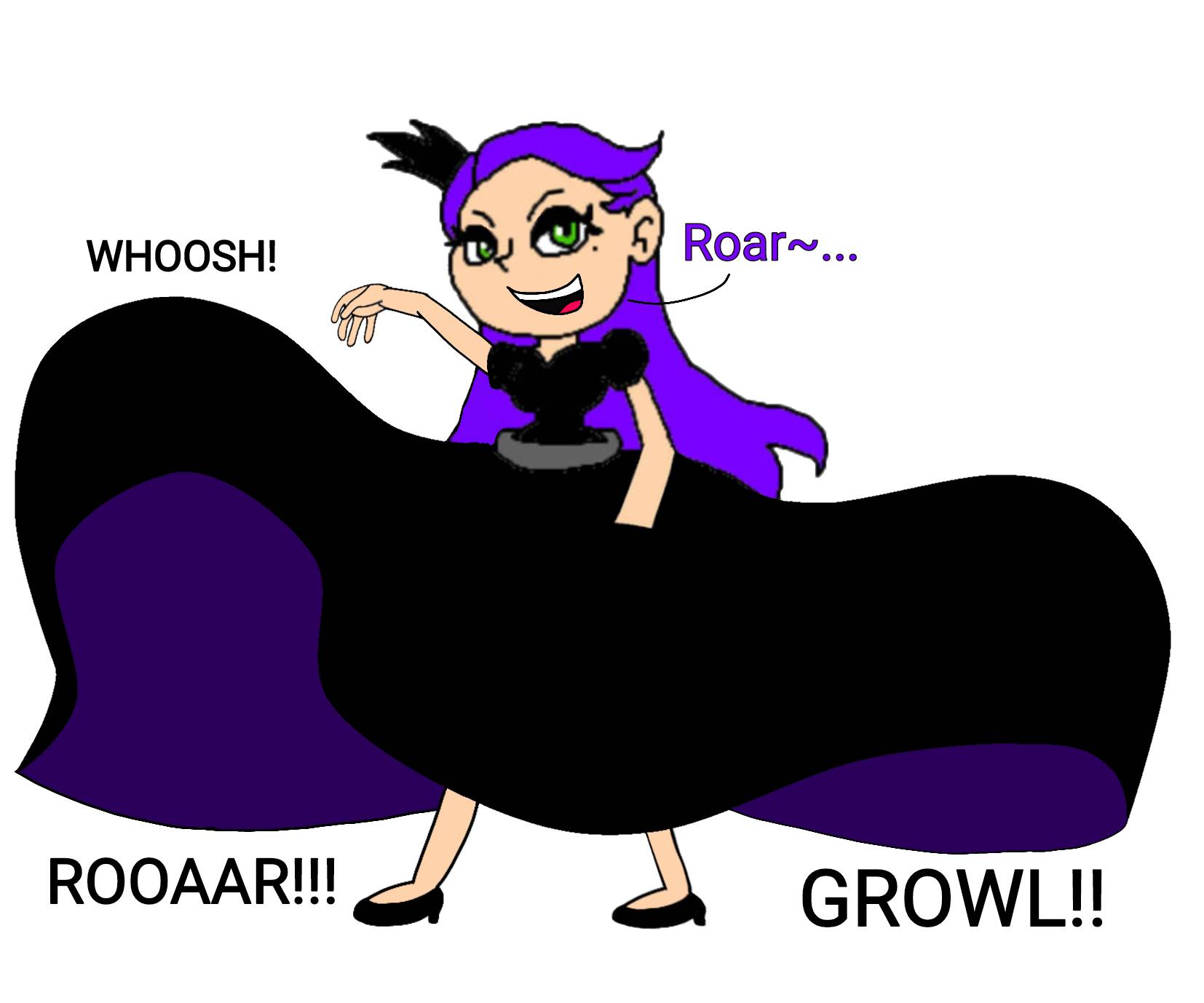 Princess Malice's Roaring Dress by AX2705 on DeviantArt