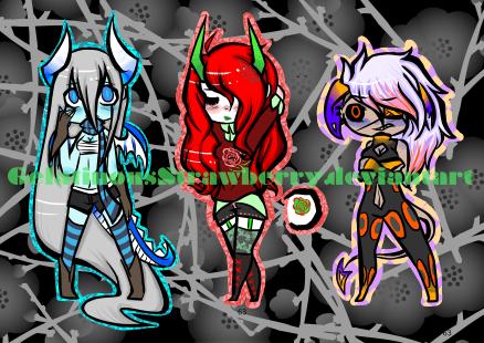 Horned Beauties Adopt ( CLOSED )