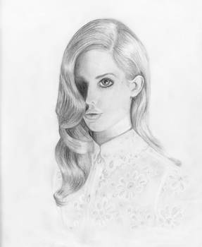 lana del rey portrait