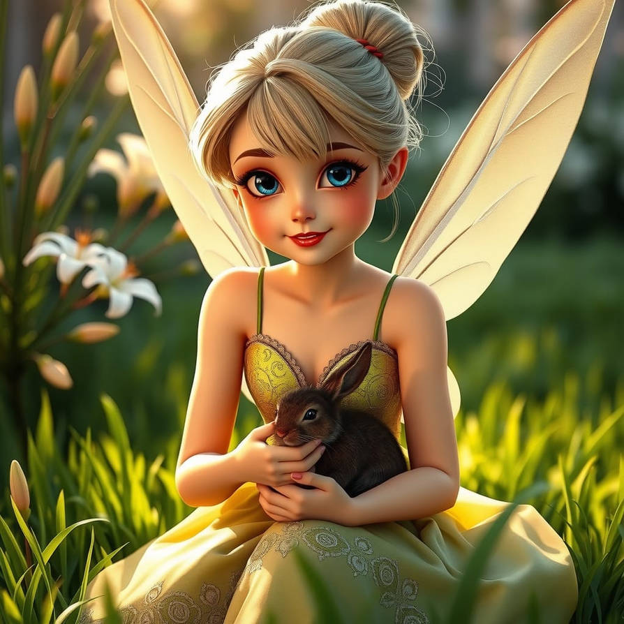Tinkerbell Spring Time Square Spring with Tinkerbell 05 by Biezie on DeviantArt