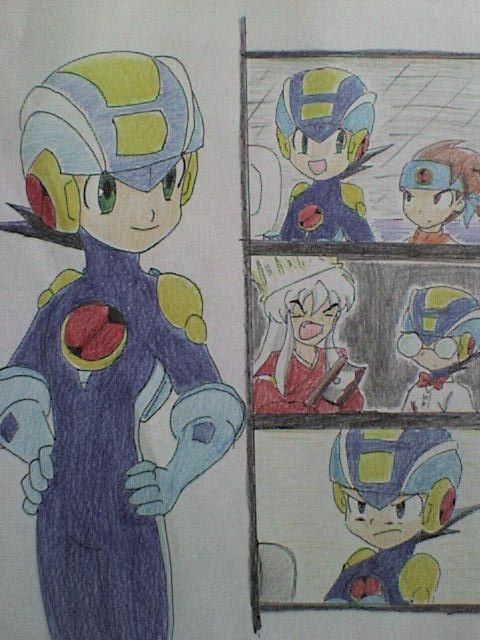 anime team megaman exe by ick25 on DeviantArt anime team megaman exe by ick25 on DeviantArt