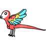 Red Macaw Raptor Adopt (open)