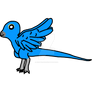Blue Macaw Raptor Adopt (open)