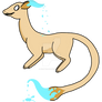 Smiling Blue Paintbrush Creature Adopt (open)