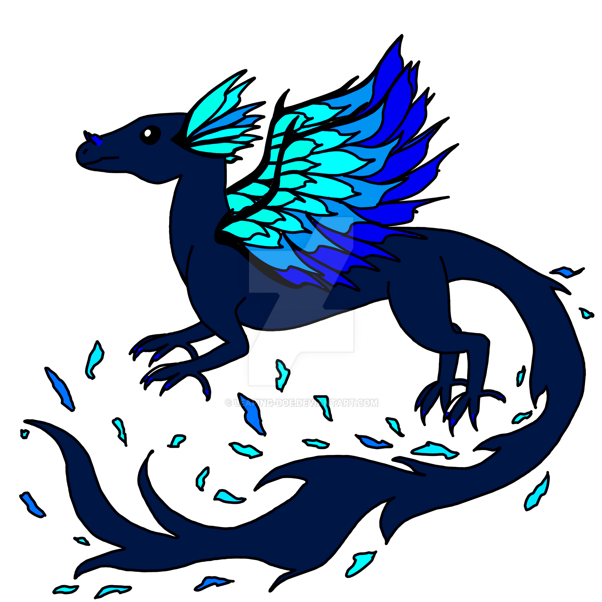 Blue Phoenix Chinese Dragon Adopt (open)