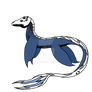 Blue White Skeletal Eyes Adopt (open)