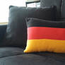 Long German Flag Pillow