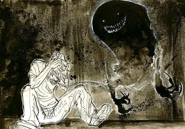 похоже я шизофреник пожирающий