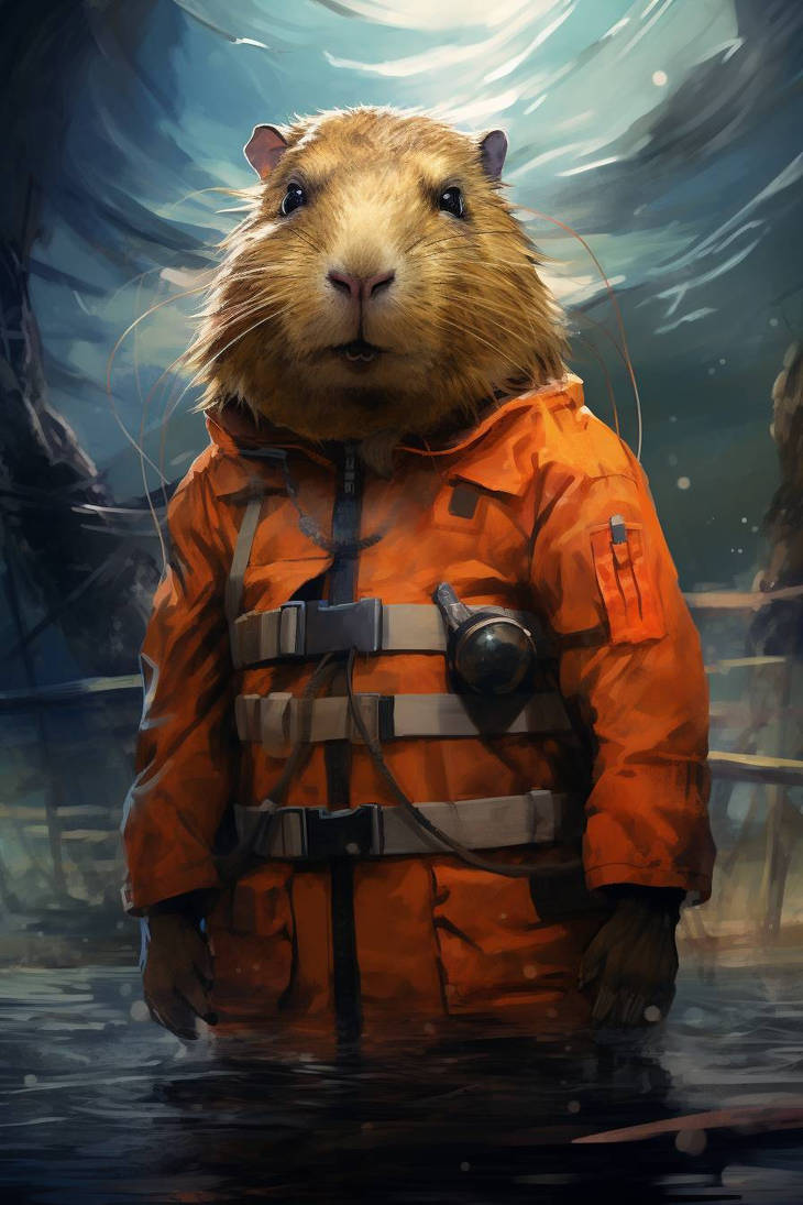Rescue capybara by jsalesai on DeviantArt