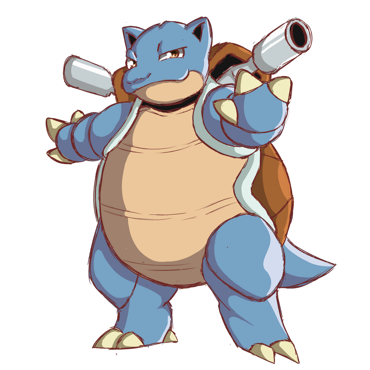 #9 - Blastoise by sydneysketches on DeviantArt