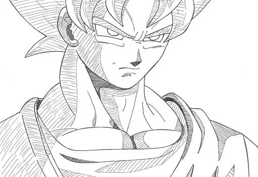 Son Goku SSJ sketch