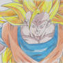 Son Goku SSJ3 Coloring practice #2