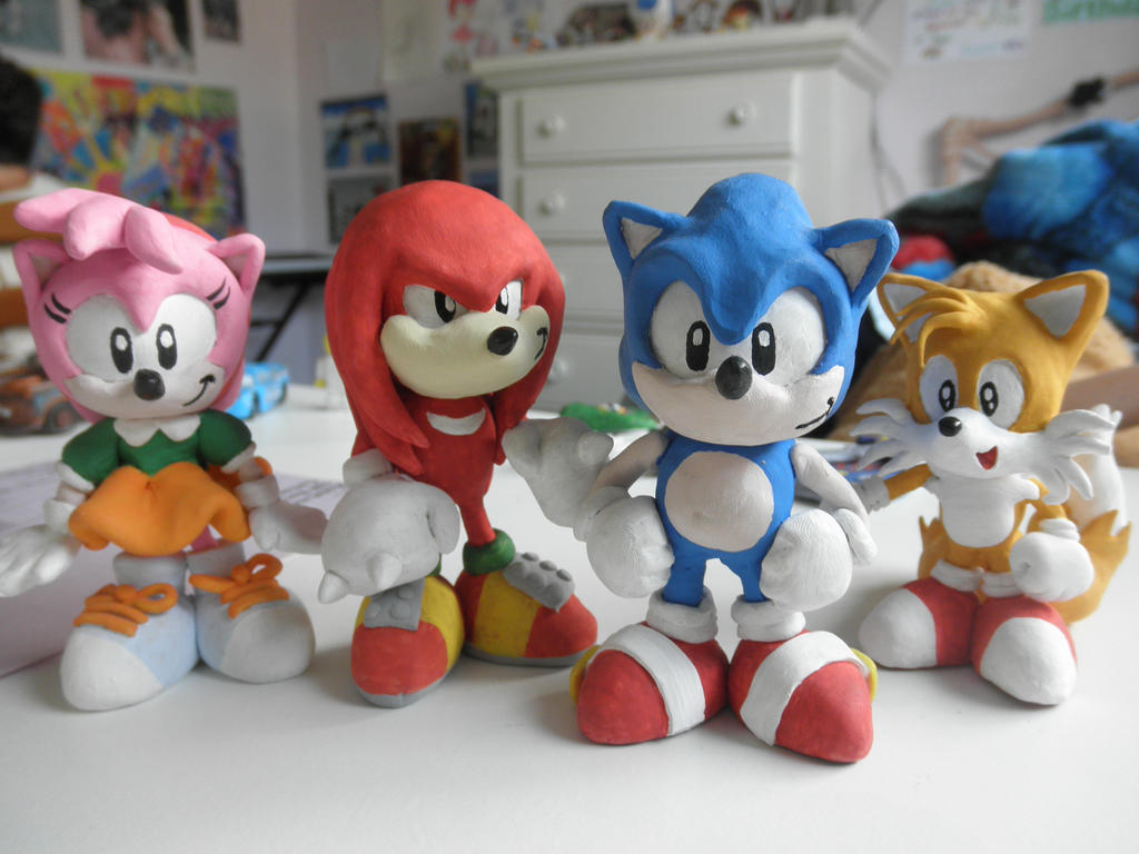 Clay Model Characters Classic Clay Characters by ChristianHedgie on DeviantArt