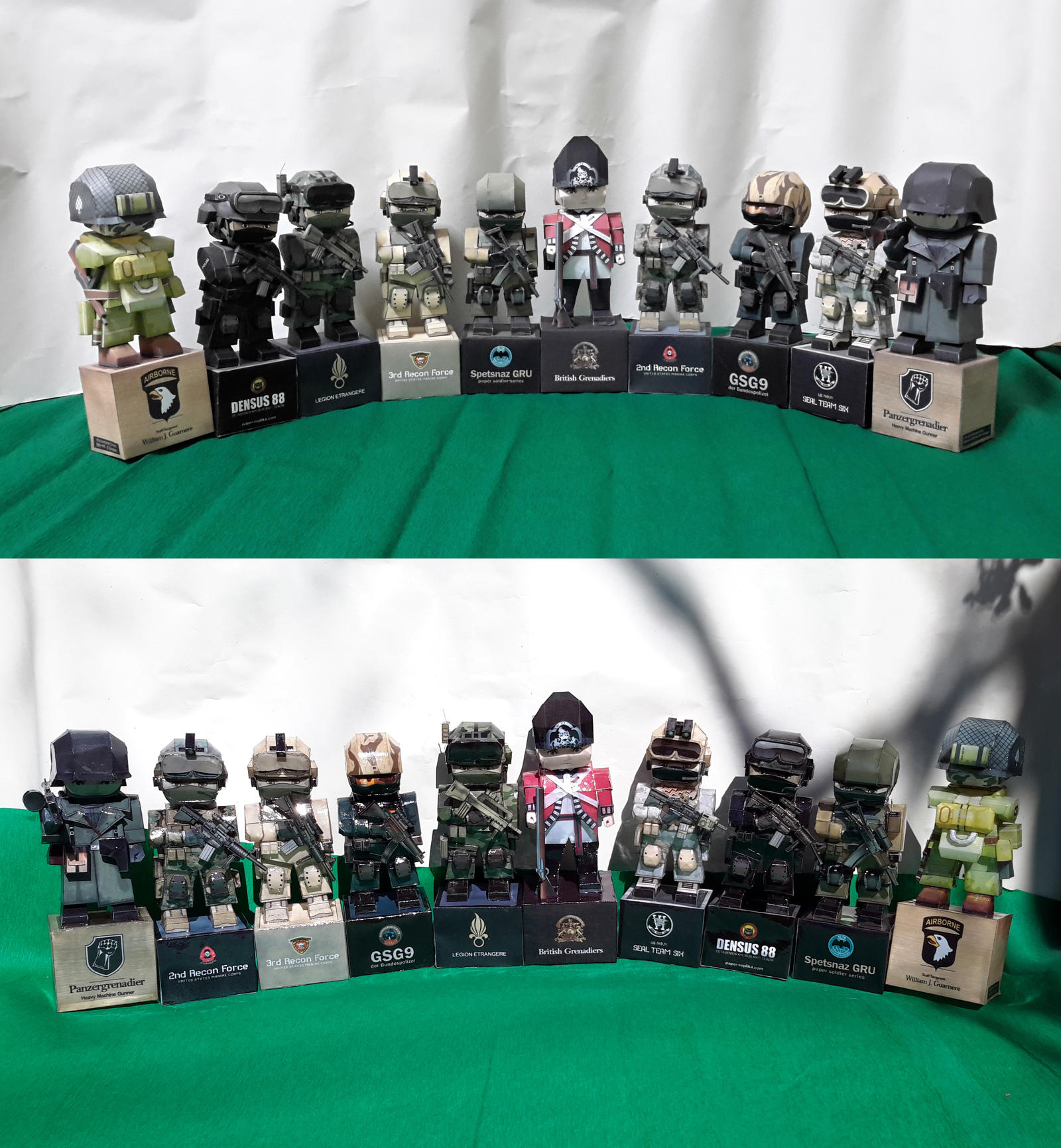 Paper Soldiers v2 Papercraft by Mironius on DeviantArt