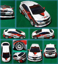 Honda Civic Type-R R3 Papercraft