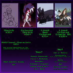 Commission Sheet Updated!