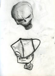 #Sketches: Skull and Jimmy