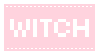Pastel Pink Witch - Stamp
