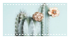 Pastel Mint Cactus - Stamp by candlelit-deco
