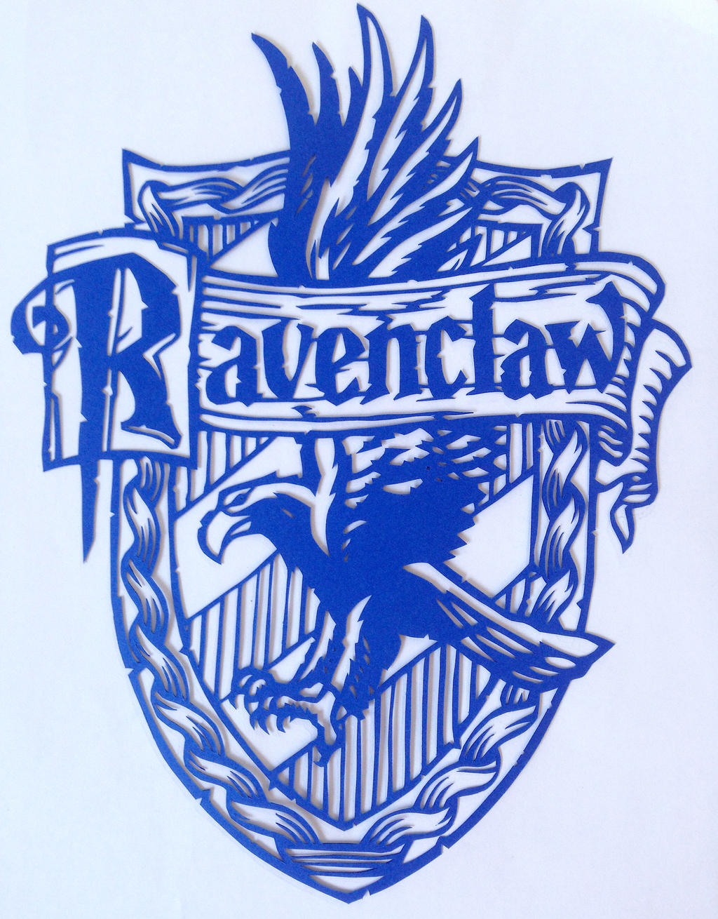 Perler} Ravenclaw House Crest by OddishCrafts on DeviantArt