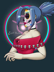 Valentine  da de los muertos