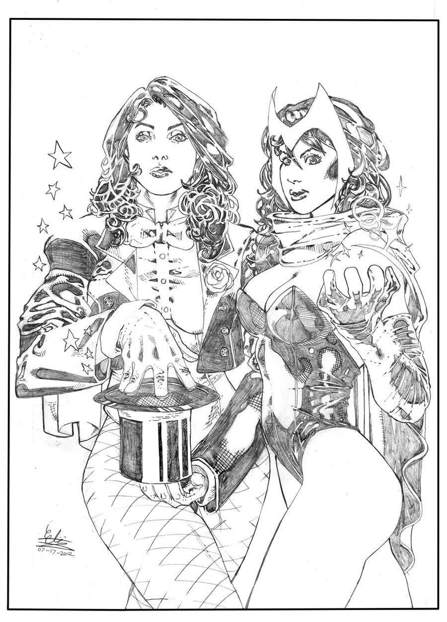 Scarlet Witch and Zatanna 3