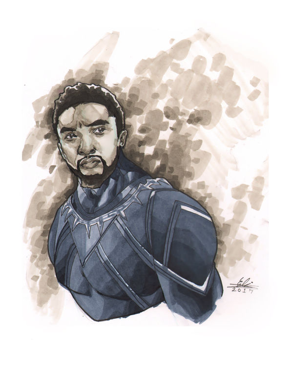 Copic Black Panther