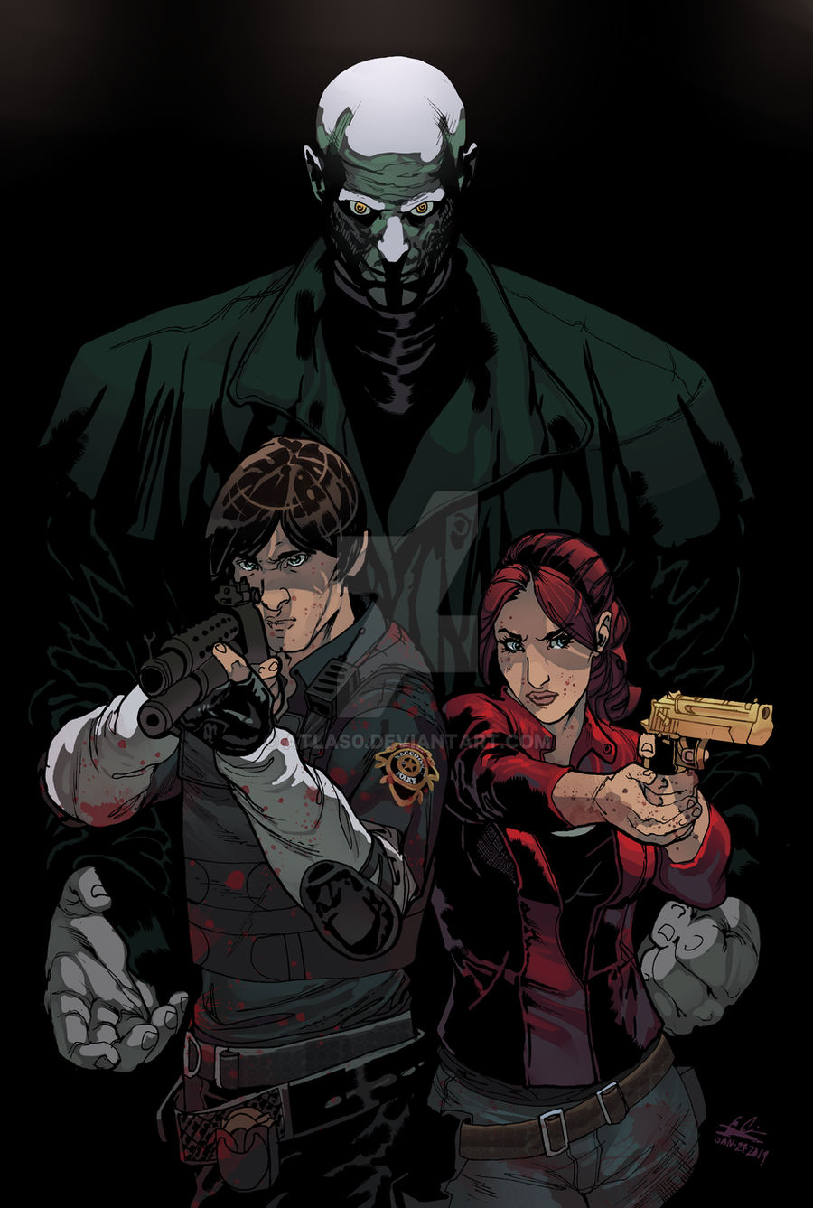 Resident Evil 2 by Atlas0 on DeviantArt