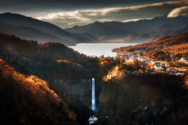 Chuzenji Lake and Kegon Falls by palmbook
