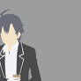 Hikigaya Hachiman Minimalist Wallpaper