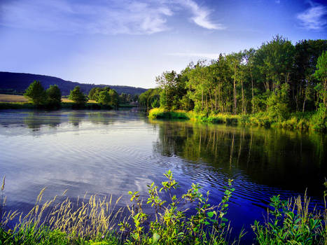 Farm And Lake Land HDR