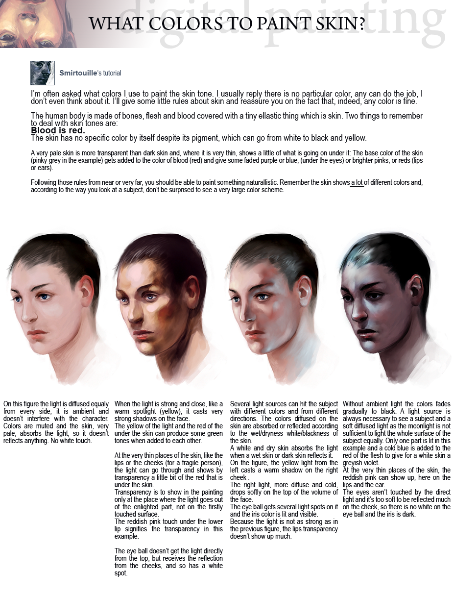 Coloring - Skin on All-Tutorials - DeviantArt