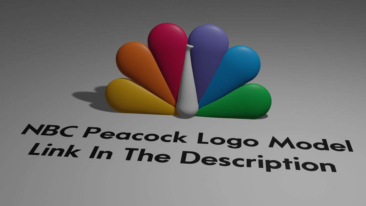 NBC Peacock Logo Model by g4merxethan on DeviantArt