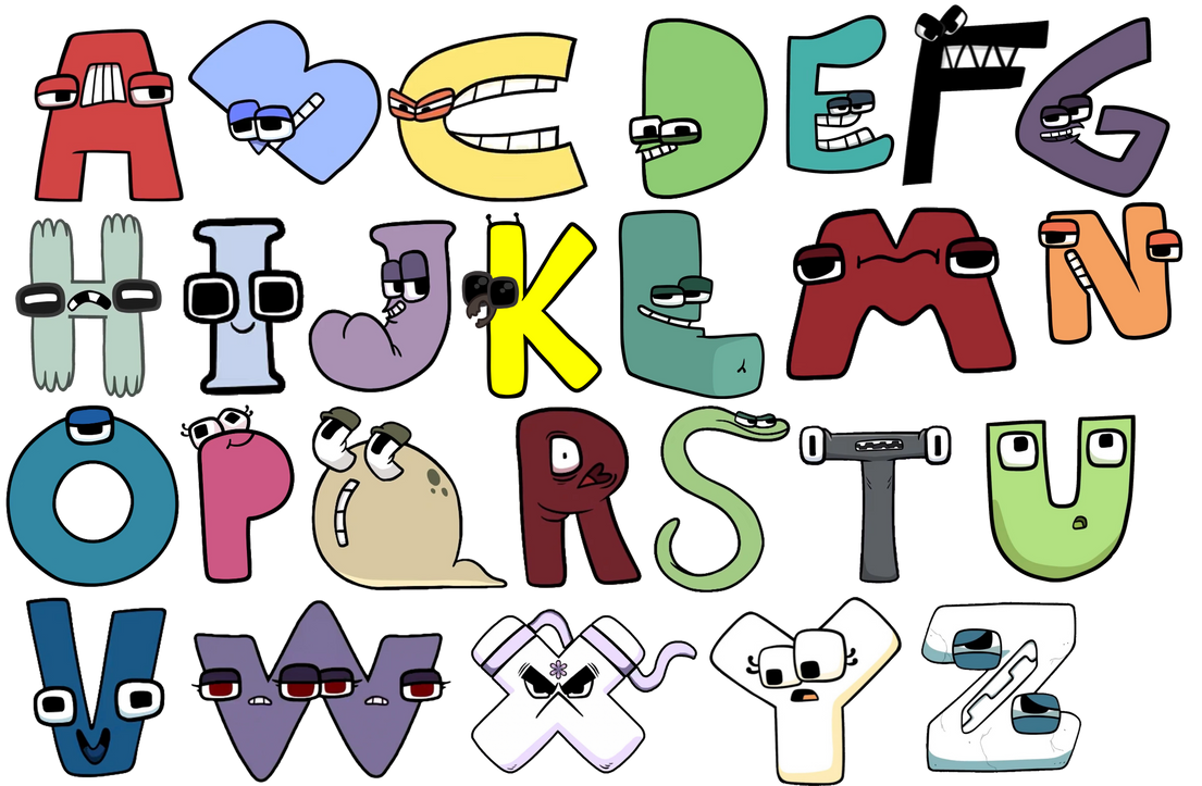 Alphabet Lore - All Letters (A-Z) by yellowpen2009 on DeviantArt