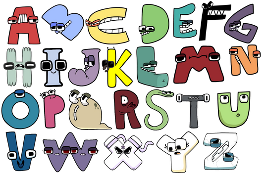 Paper Alphabet Lore (REMAKE) by Note4arts on DeviantArt